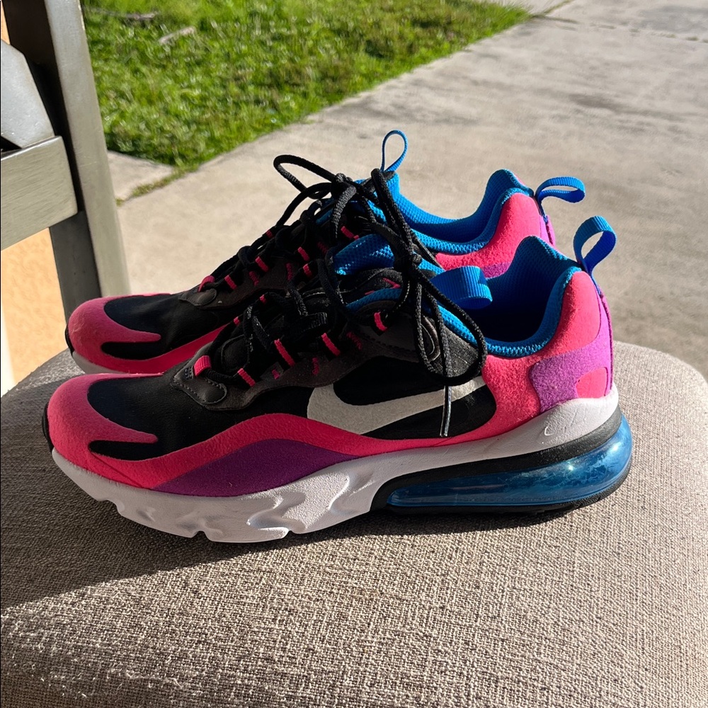 Nike Women's Sneakers - Black, Pink, Blue